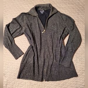 Elegant Black and Gold Women's Jacket